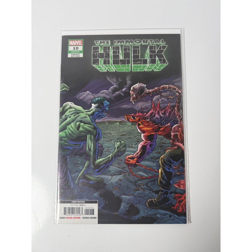 Marvel The Immortal Hulk 10 3rd Printing Variant Inhyuk Lee Cover Al Ewing 2019